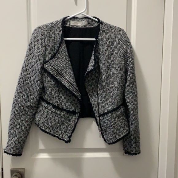 Tweed Moto Blazer Jacket - Picture 5 of 12